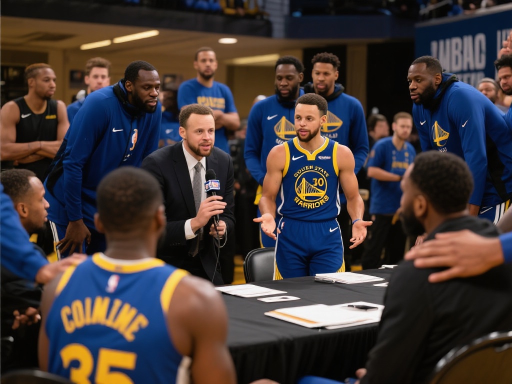 库里揭秘球队会议:格林稳军心,巴特勒激励全队 在篮球赛场上,团队的默契与士气往往是决定